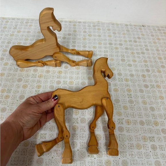 Other - Lancaster PA Made Wooden Horses